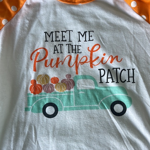 Fall  Meet Me At The Pumpkin Patch T-Shirt - Picture 3 of 4
